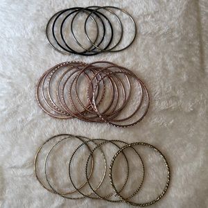 Metal Bangles Bracelets